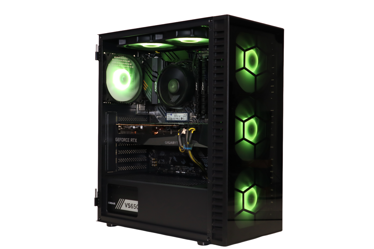 Ryzen 5 5600X / RTX 3070 8GB / 16GB DDR4 / 1TB NVMe M.2 SSD / 12kk Takuu!