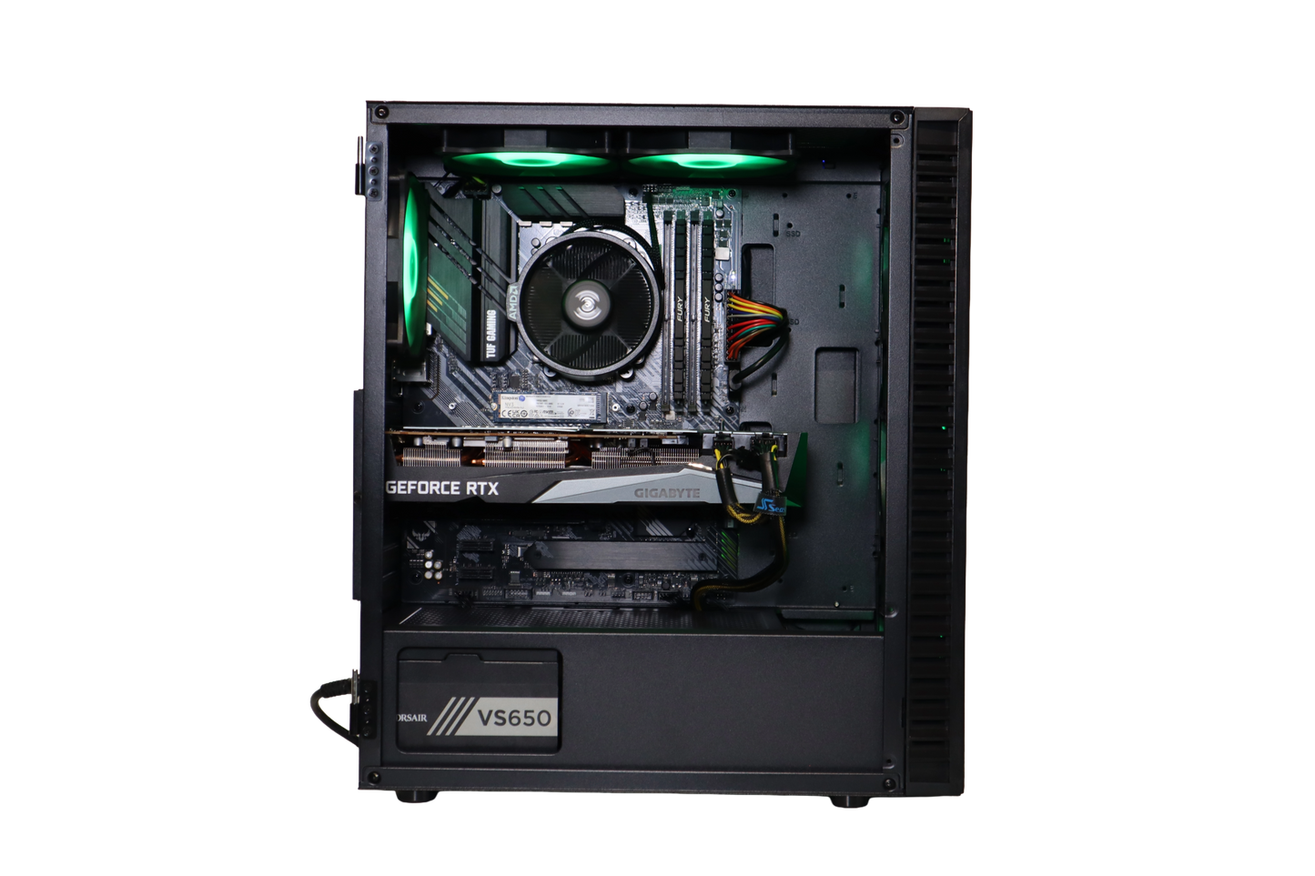 Ryzen 5 5600X / RTX 3070 8GB / 16GB DDR4 / 1TB NVMe M.2 SSD / 12kk Takuu!