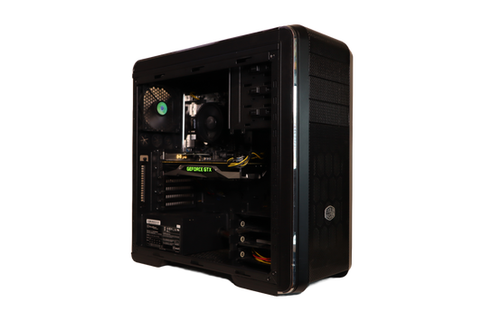 Ryzen 5 1600 / GTX 1080 / 16GB DDR4 / 240GB SSD & 120GB SSD / 12kk Takuu!