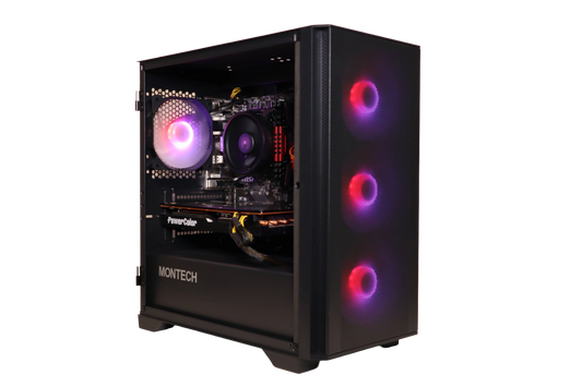 Ryzen 5 3600 / RX 5700XT / 16GB DDR4 / 120GB SSD & 1TB HDD / 12kk Takuu!