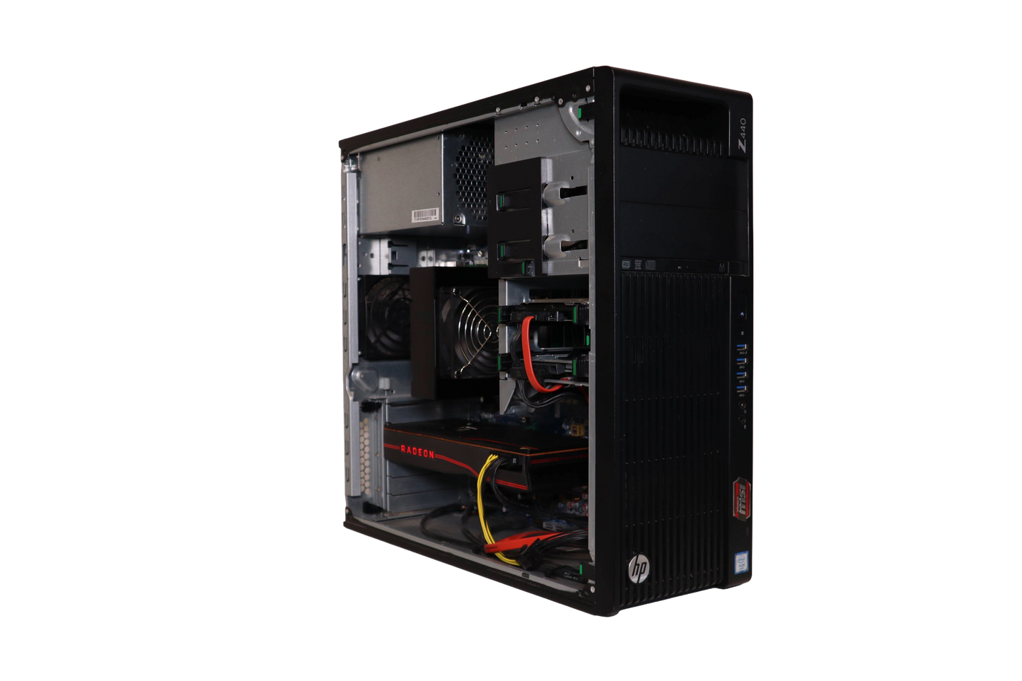 HP Z440 / Intel Xeon / RX 5700XT 8GB / 32GB DDR4 / 256GB SSD + 1TB HDD / 12kk Takuu!