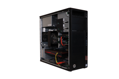 HP Z440 / Intel Xeon / RX 5700XT 8GB / 32GB DDR4 / 256GB SSD + 1TB HDD / 12kk Takuu!