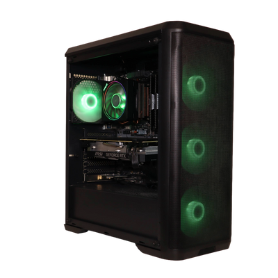 Ryzen 5 5500 / RTX 2080 Super / 16GB DDR4 / 500GB M.2 SSD + 2TB HDD / 12kk Takuu!