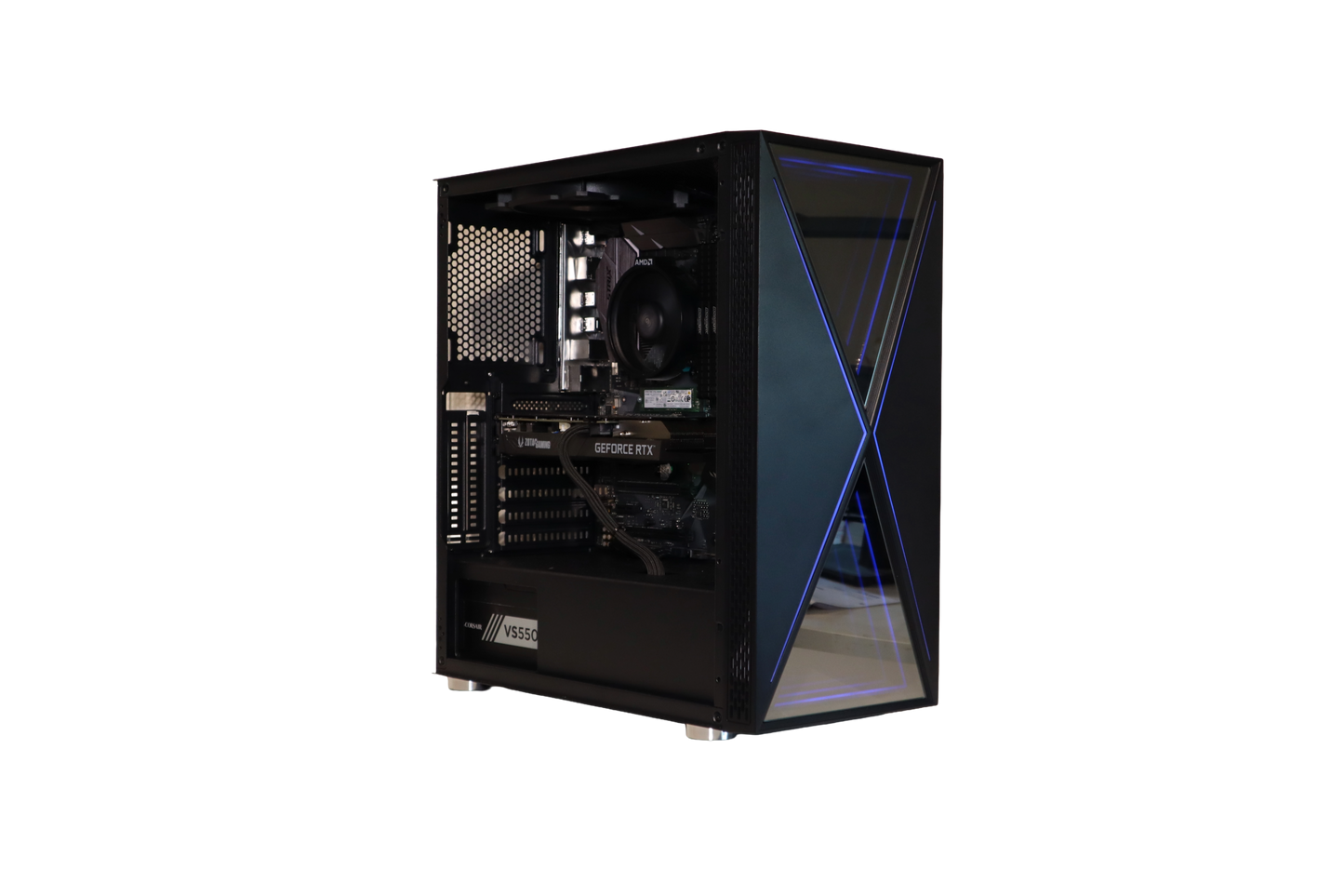 Ryzen 5 5500 / RTX 3050 8GB / 12kk Takuu!