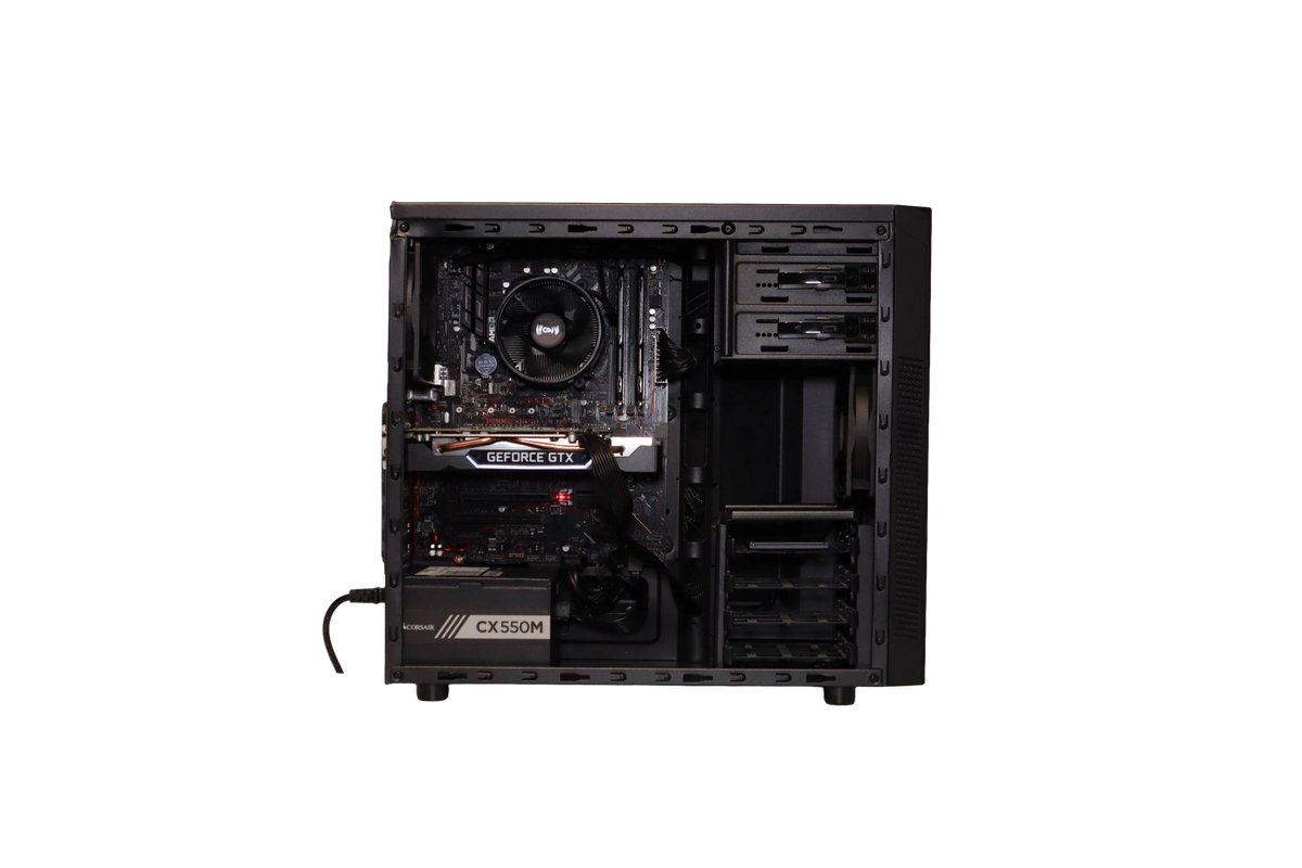 Ryzen 5 2600 / GTX 1660 / 12kk Takuu!